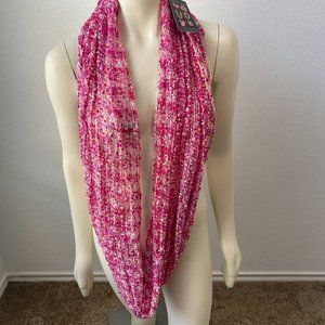 Collection Eighteen Women  lightweight INFINITY Pink Scarf  MSRP $32